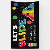 Indoor Slide Park Kids Playground Birthday Party 横断幕 (縦)