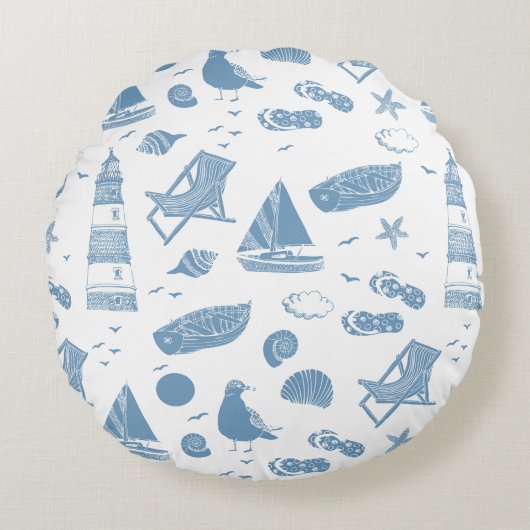 Indoor Throw Pillow ラウンドクッション (正面)