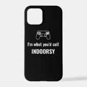 Indoorsyと呼ぶI'm What's You'd Indoorsy - Gamer Custo iPhoneケース (裏面)