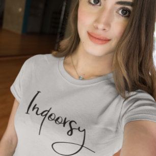 Indoorsyスクリプトおもしろい Tシャツ