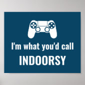 Indoorsy Customizable Gamer'sと呼ぶ ポスター (正面)