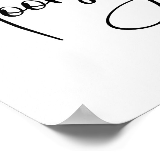 Indoorsy Script Funny  ポスター (角)