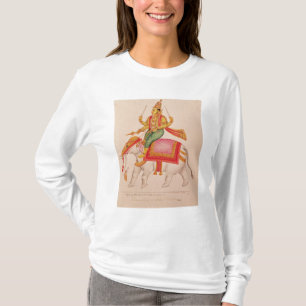 Indraの象で乗っている嵐の神 Tシャツ