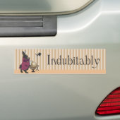 INDUBITABLY バンパーステッカー (車上)
