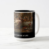 Indulgence is the Purpose of Life ツートーンマグカップ (正面右)