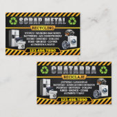 Industrial and Bilingual Scrap Metal Business Card 名刺 (正面/裏面)
