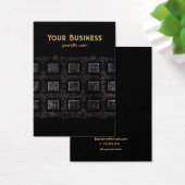 Industrial Black 2 Earring Holder Display Cards (デスク)