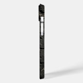 Industrial Black Brick Wall Texture iPhone Case Case-Mate iPhoneケース (裏面 / 左)