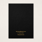 Industrial Black Earring Holder Display Cards (裏面)