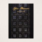 Industrial Black Earring Holder Display Cards (正面)