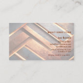 Industrial Chic Copper Facet 名刺 (裏面)