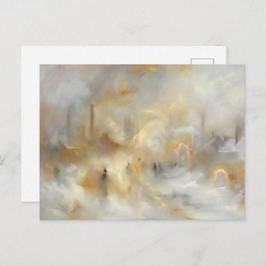 Industrial Cityscape Romantic Style Postcard シーズンポストカード (正面/裏面)