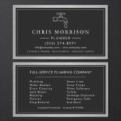 Industrial Contractor Plumbing Service Plumber 名刺