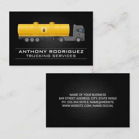 Industrial | Driver | Logistics Business Card 名刺 (正面/裏面)