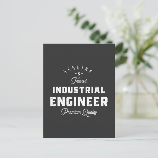 Industrial engineer, cool, engineer, engineering, ポストカード (スタンド正面)