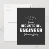 Industrial engineer, cool, engineer, engineering, ポストカード (正面/裏面)