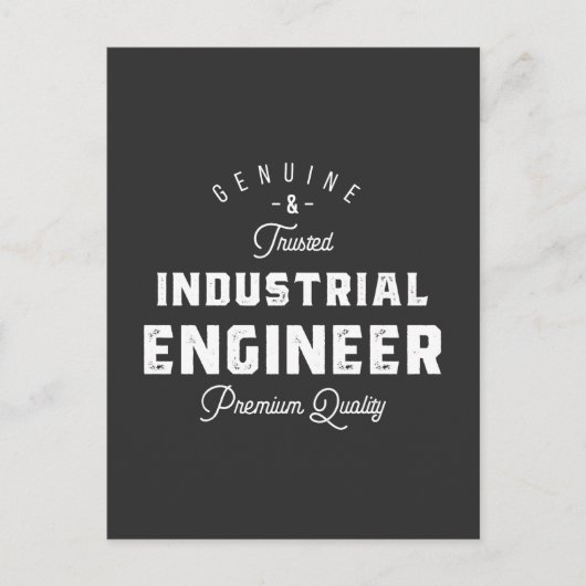 Industrial engineer, cool, engineer, engineering, ポストカード (正面)