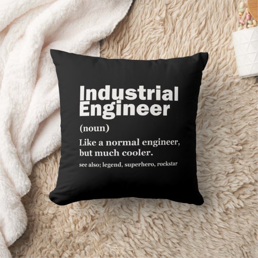 Industrial Engineering Funny Engineer クッション (ブランケット)