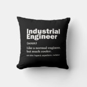 Industrial Engineering Funny Engineer クッション (正面)