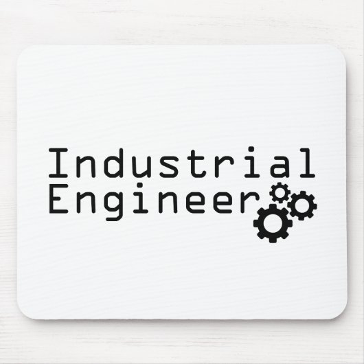 Industrial Engineering Funny Engineer マウスパッド (正面)