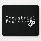 Industrial Engineering Funny Engineer マウスパッド (正面)