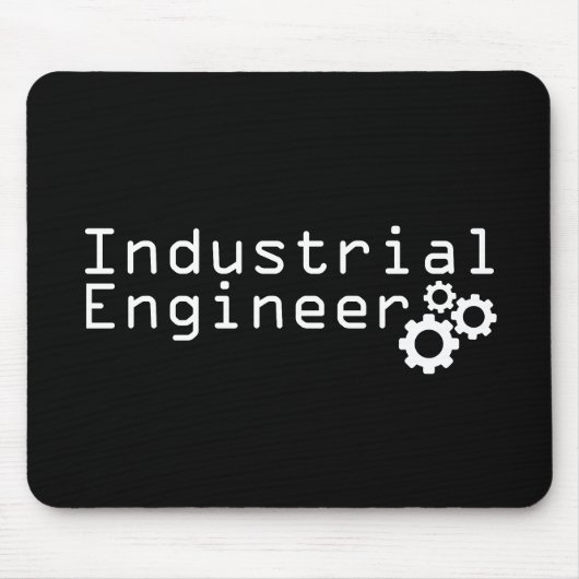 Industrial Engineering Funny Engineer マウスパッド (正面)