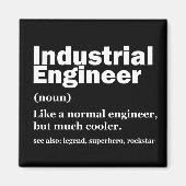 Industrial Engineering Funny Engineer マグネット (正面)