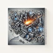 Industrial Gears & Mechanical Engineering Design ノートブック (裏面)