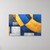 Industrial Geometric キャンバスプリント (正面)