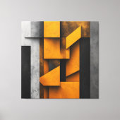 Industrial Geometric Art キャンバスプリント (正面)