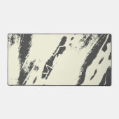 Industrial Grunge Textured Ink Wash Large デスクマット (正面)