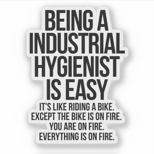 Industrial hygienist シール (正面)