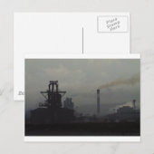 Industrial Landscape、レッドカー ポストカード (正面/裏面)