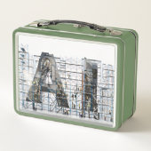 Industrial Letterform – AI メタルランチボックス (裏面)