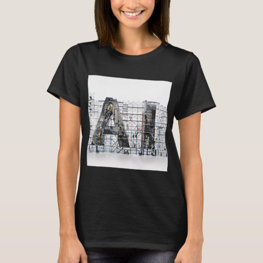 Industrial Letterform – AI Tシャツ (正面)