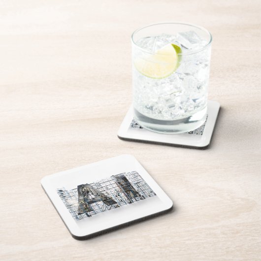 Industrial Letterform Architecture Art コースター (右側)