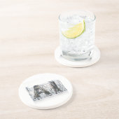 Industrial Letterform Architecture Art コースター (側面)