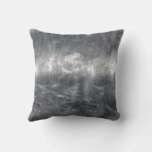 Industrial Libra〔占星術の〕十二宮図サインインSilver Steel クッション (裏面)