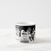 Industrial Metallurgical Combine Silhouette  エスプレッソカップ (正面)