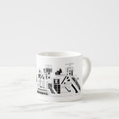 Industrial Metallurgical Combine Silhouette エスプレッソカップ (正面右)