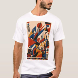 Industrial Revolution – Geometric Art T-Shirt Tシャツ