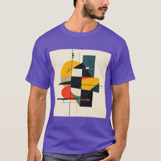 Industrial Rhythm Abstract Art 2 Tシャツ