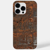 Industrial Rusted Metal Texture iPhone Case Case-Mate iPhoneケース (裏面)