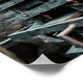 Industrial Sculpture: Layered Perspective of Clock ポスター (角)