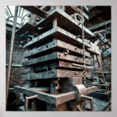 Industrial Sculpture: Layered Perspective of Clock ポスター (正面)