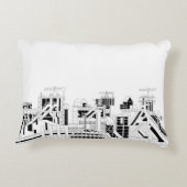 Industrial Skyline Accent Pillow アクセントクッション (裏面)