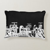 Industrial Skyline Accent Pillow アクセントクッション (裏面)