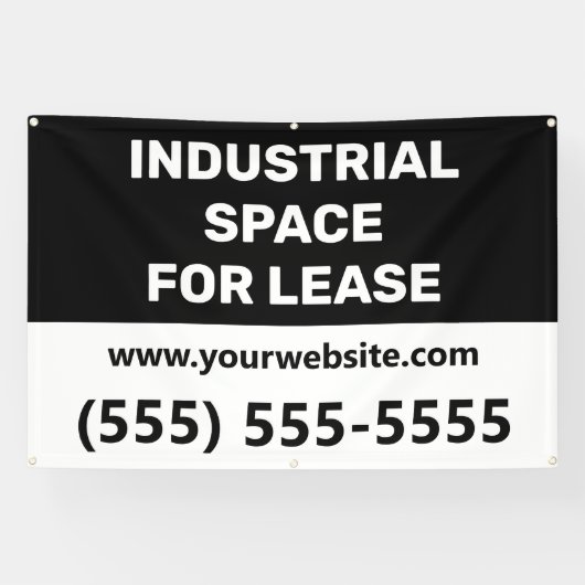 Industrial Space Lease Banner 横断幕 (横)