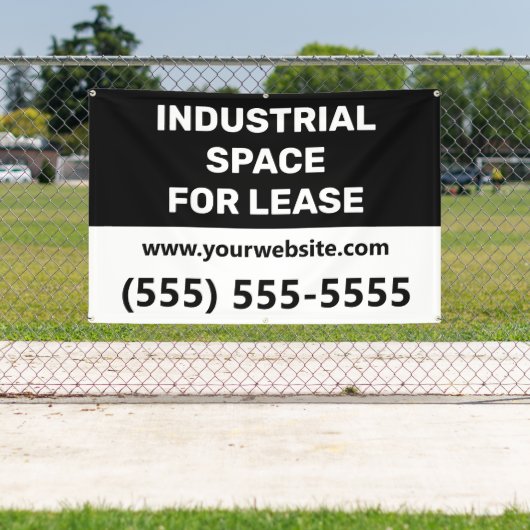 Industrial Space Lease Banner 横断幕 (インサイチュ)