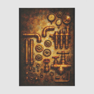 Industrial Steampunk Elements Set FH1 Decoupage 薄葉紙